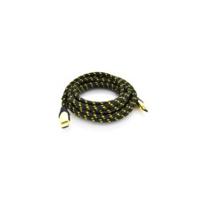Кабель мультимедійний HDMI M to HDMI M 1.5m V2.1 8K60Hz 4K120Hz black/gold Ritar (YT-HDMI(M)/(M)V2.1-1.5m/19948)