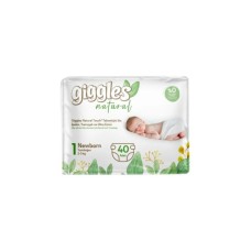 Підгузок Giggles Natural 1 Newborn 2-5 кг 40 шт (8680131206377)