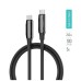 Дата кабель USB-C to USB-C 2.0m (PVC+Aluminum Alloy) (PD Fast Charging 240W) 5А black ColorWay (CW-CBPDCC070-BK)