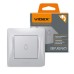 Кнопка дзвінка Videx BINERA 1кл срібний шовк (VF-BNDB1-SS)