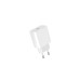Зарядний пристрій Denmen USB-C PD20W 3.6A + cable USB-C to USB-C white (DM-DC06T-WH)