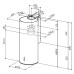Витяжка кухонна Faber Cylindra Plus Bk Matt A37 (335.0606.998)