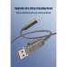 Дата кабель USB 2.0 AM to USB-C + USB 2.0 AM to Lightning 1.0m 60W gray XO (NB275_4-in-1_Gray)