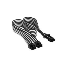 Кабель живлення video power 12+4pin PCIe Gen 5 12VHPWR 600W black/white Corsair (CP-8920333)