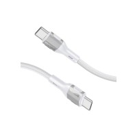 Дата кабель USB-C to USB-C 1.2m 60W PD FletchLink-CC grey Promate (fletchlink-cc.grey)