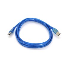 Дата кабель USB 2.0 AM/AM 1.5m ferrite blue Ritar (YT-AM/AM-1.5TBL)