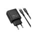Зарядний пристрій BOROFONE BA98A Ilustre 2xUSB-C + 1xUSB-A PD30W digital display + cable USB-C to Lightning Black (6941991120527)
