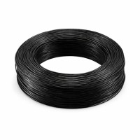 Кабель силовий MYSUN гнучкий, мідний, бухта 610м BLACK (24AWG-BK)