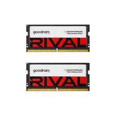 Модуль пам'яті для ноутбука SoDIMM DDR5 64GB (2x32GB) 5600 MHz Rival Goodram (GGEES5-56L40/64GDC)