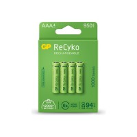 Акумулятор Gp AAA 950mAh ReCyko (1000 Series, 4 battery pack) (100AAAHCE-EB4 / 4891199186585)