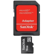Карта пам'яті SanDisk 16Gb microSDHC class 4 (SDSDQM-016G-B35A)