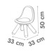 Дитячий стілець Smoby зі спинкою Бежево-блакитний (880112)