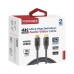 Кабель мультимедійний HDMI to HDMI 10.0m v2.0 black Promate (prolink4k60-10m)
