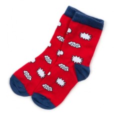 Шкарпетки Bross з хмаринками (17063-5-red)