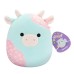 М'яка іграшка Squishmallows М'ятна пастельна корівка 19 см (SQER01209)