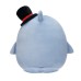 М'яка іграшка Squishmallows Синій кит Самір 13 см (SQVA00806)