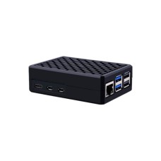 Корпус до промислового ПК Pi HUT for Raspberry Pi 5 Alu Passive Black (C-0047)