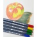 Олівці кольорові Faber-Castell Goldfaber Aqua в тканинному пеналі 27 кольорів з аксесуарами, (114652) (28942)