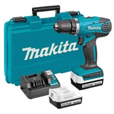 Шуруповерт Makita 14.4V G-Series, 2x1.5Ah, 30/15Нм, кейс (DF347D001)