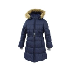 Пальто дитяче Huppa YACARANDA 12030030 темно-синій 134 (4741468562421)