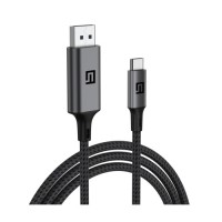Кабель мультимедійний USB-C to DisplayPort 2.0m 4K60Hz black Armorstandart (ARM76892)