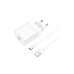 Зарядний пристрій BOROFONE BA47A USB QC3.0 18W + cable USB to USB-C white (6931474728319)
