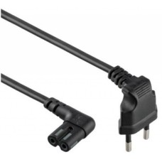 Кабель живлення C7 0.5m 0.5mm2 Merlion (PC-184/2 CEE7/16-C7 CU5)
