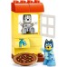 Конструктор LEGO DUPLO «Піцерія» з Мафіном та Блуї (10469)