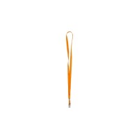 Шнурок для бейджа Axent з металивим кліпом, помаранчевий (4532-12-A)