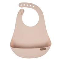 Нагрудничок Lovi Nude силіконовий, бежевий (51/031_pin)