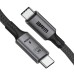 Дата кабель USB-C to USB-C 1.0m USB4 40Gbps 240W 8K60Hz black Armorstandart (ARM81921)