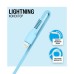 Дата кабель USB 2.0 AM to Lightning 1.2m AL-CBCOLOR-L1BL Blue ACCLAB (1283126518188)