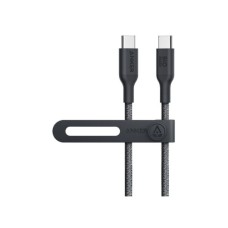 Дата кабель USB-C to USB-C 0.9m 140W bio-nylon 544 black Anker (A80F5H11)