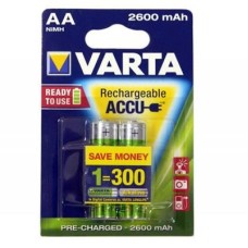 Акумулятор Varta AA 2600mAh * 2 NI-MH (READY 2 USE) (5716101402)