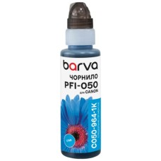 Чорнило Barva Canon PFI-050 100мл, Pigm., флакон OneKey, Cyan (C050-964-1K)