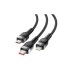 Дата кабель USB 2.0 AM to Lightning + Micro 5P + Type-C 1.2m 66W black Essager (EXCMTL-XJ01)