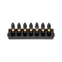 Набір біт DeWALT в касеті для Tough Case, FlexTorq, L = 25 мм, Pz2, 7 шт (DT70811)