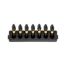 Набір біт DeWALT в касеті для Tough Case, FlexTorq, L = 25 мм, Pz2, 7 шт (DT70811)