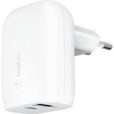Зарядний пристрій Belkin USB-C PD25W + USB QC12W 37W White (WCB007VFWH)