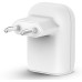 Зарядний пристрій Belkin USB-C PD25W + USB QC12W 37W White (WCB007VFWH)