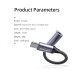 Перехідник USB-C M to 3.5mm F 0.12m gray Essager (EZJE01-0G)