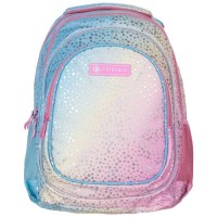 Рюкзак шкільний Astrabag AB330 Rainbow dust з сріблястим ефектом 39х28х15 см (502022102)