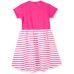 Плаття Breeze зі спідницею в смужку (8753-80G-fuchsia)