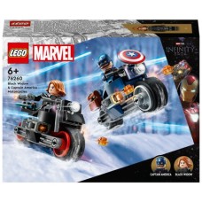 Конструктор LEGO Marvel Мотоцикли Чорної Вдови й Капітана Америка 130 деталей (76260)