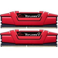 Модуль пам'яті для комп'ютера DDR4 8GB (2x4GB) 2400 MHz RipjawsV Red G.Skill (F4-2400C15D-8GVR)