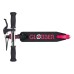Самокат Globber Flow Element Junior Lights LED, чорно-рожевий (729-110)