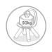Дитячий стілець Smoby зі спинкою Сіро-бежевий (880113)