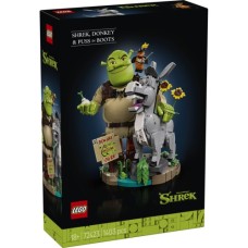 Конструктор LEGO Icons Шрек, Осел та Кіт у чоботях (72423)