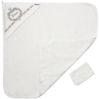 Рушник для купання дитячий Miniworld куточок з рукавичкою (15479-brown)