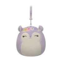 М'яка іграшка Squishmallows на кліпсі - Білка Сідні 9 см (SQCP00180)